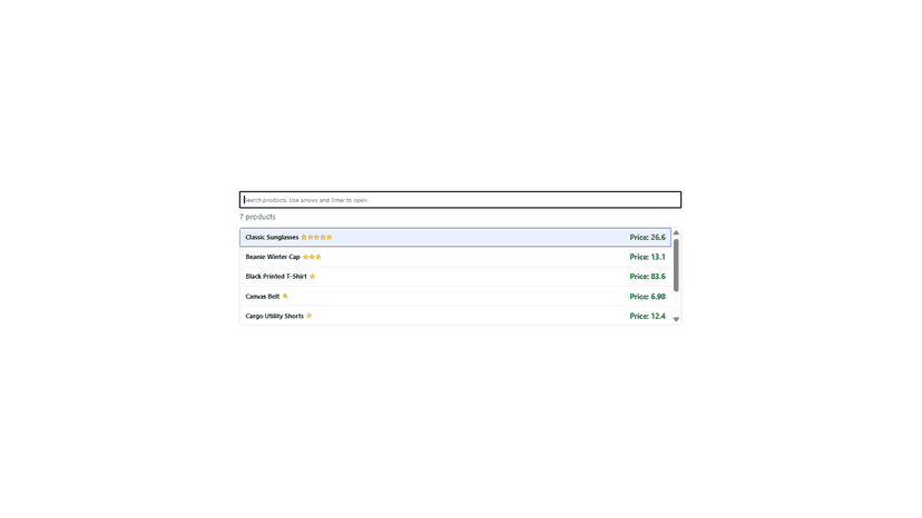Product importance (stars)