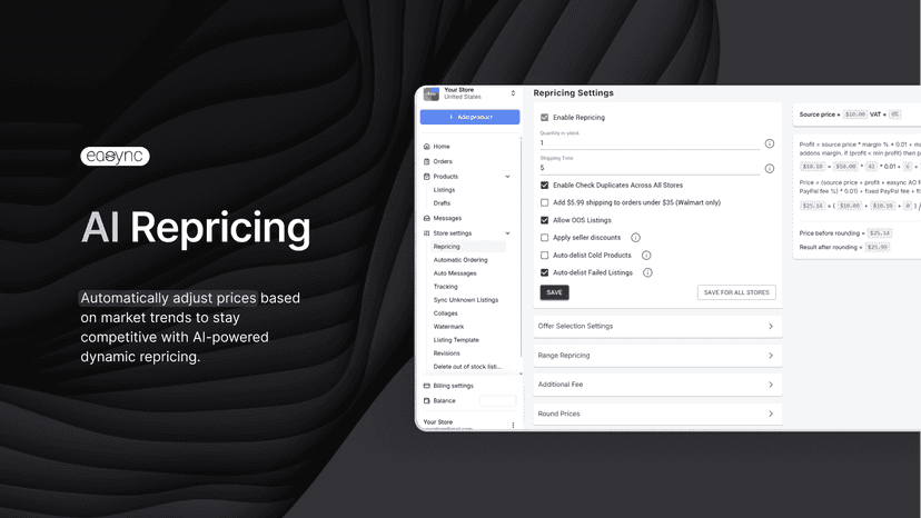 AI Repricing: Automatically adjust prices