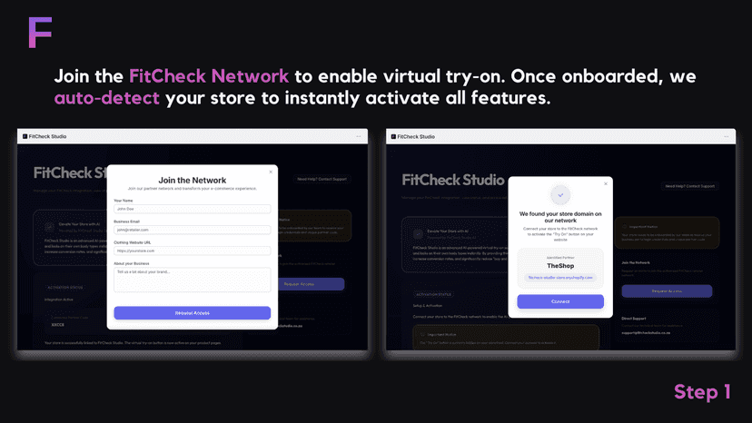 Join our network to instantly unlock virtual try-on features