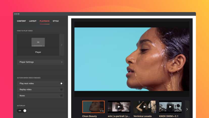 Playlist to organise your videos in the most convenient way