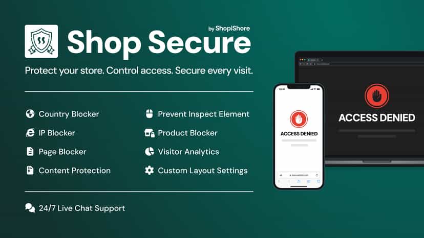 Shop Secure Feature Detail Banner