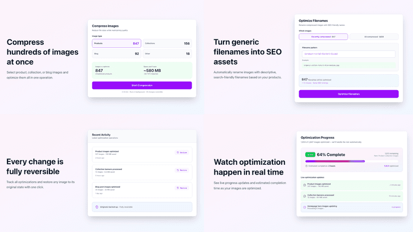 Image boost features group