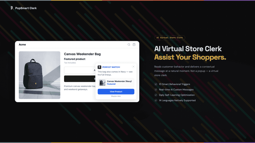 AI Virtual Store Clerk- Assist Your Shoppers.