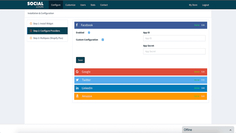 Widget Configuration