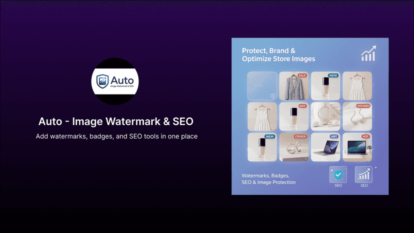 Auto - Image Watermark & SEO