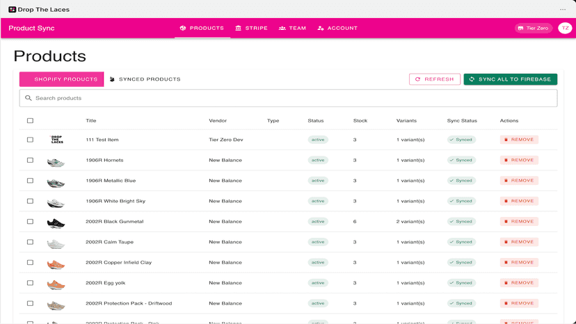 Firebase syncing