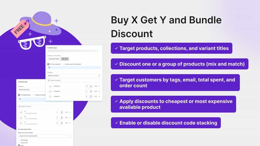 Buy X Get Y discounts