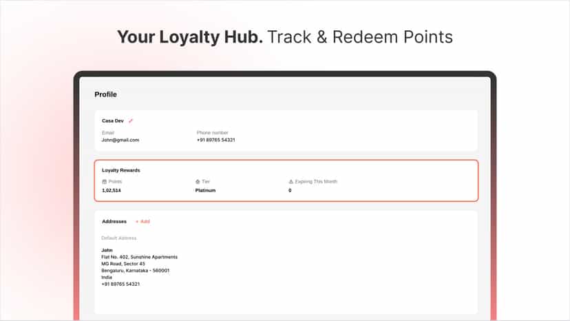 Your Loyalty Hub. Track & Redeem Points