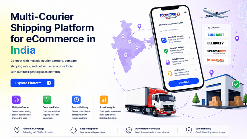 Multi-Courier Shipping Platform for eCommerce in India