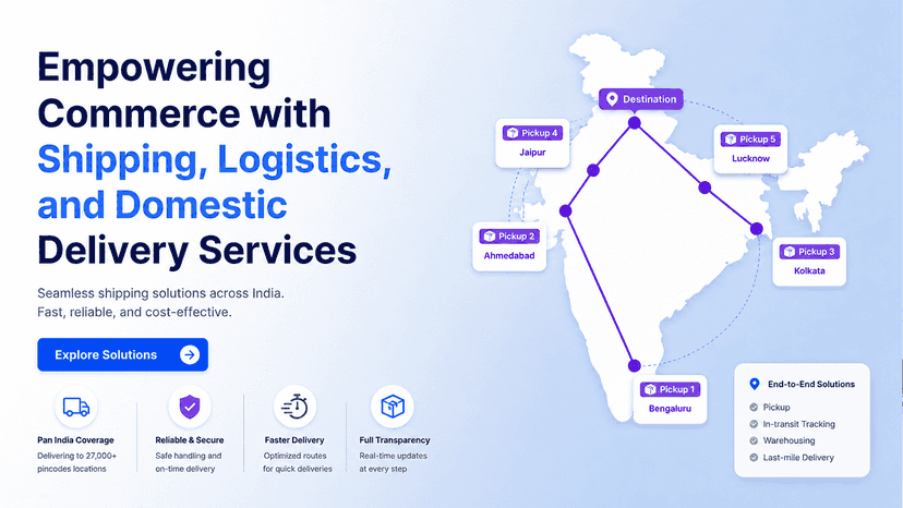 Empowering Commerce with Shipping and Logistics