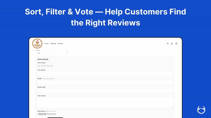 product reviews widget shopify