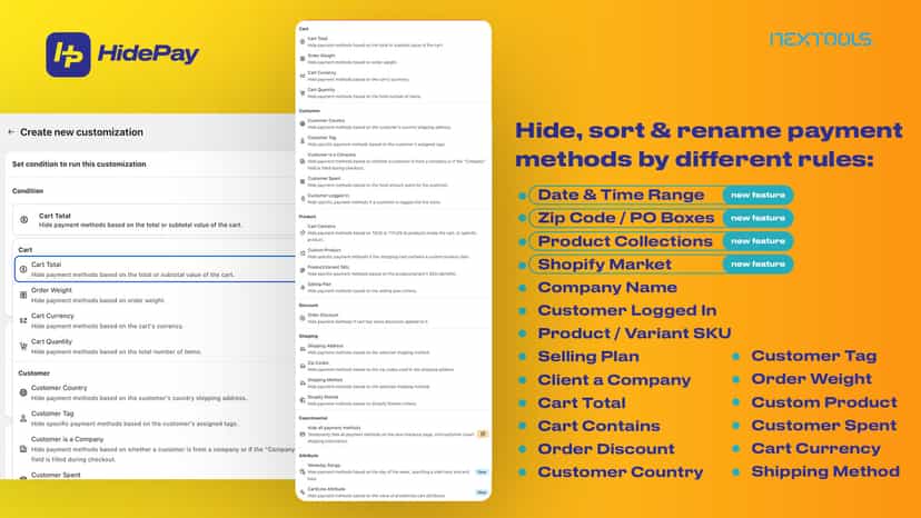 HidePay_Hide, Sort & rename payment_methods