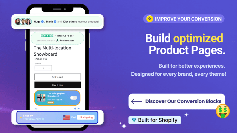 high-converting product page builder