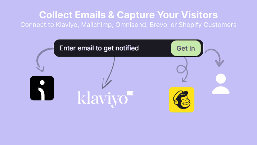 Coming soon page, integrate with other marketing tools