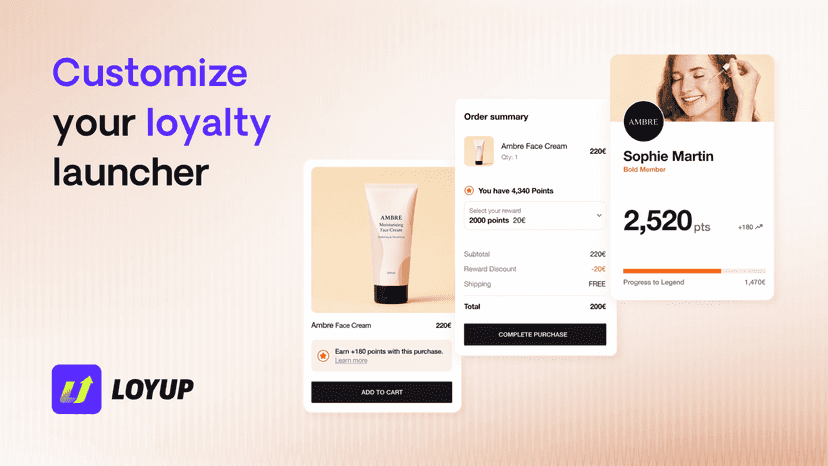 Customize your loyalty launcher