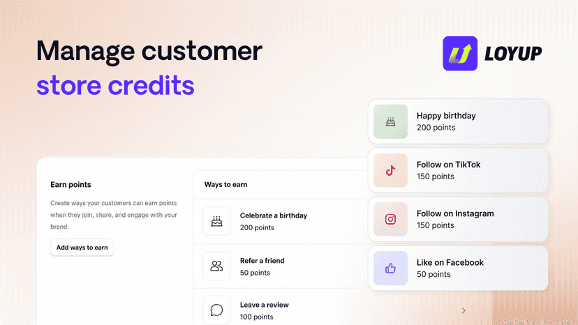 Manage customer store credit easily