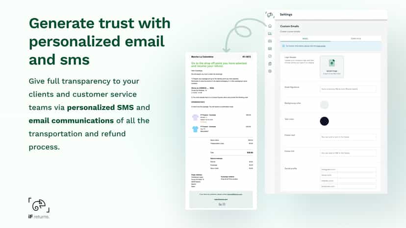 Generate trust with personalized emails
