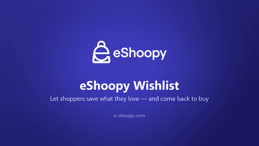 eShoopy Wishlist feature