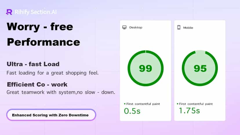 Sectionly library: fast load, worry - free performance.