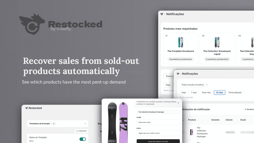 Recover sales from sold-out products automatically