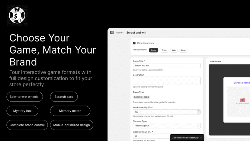 Choose Your Game, Match Your Brand