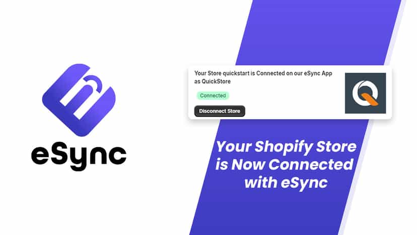 It shows that the store is successfully synced
