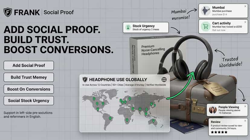 Frank Social Proof Sales Popup