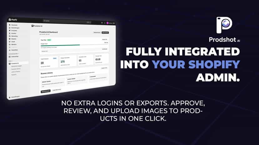 Fully Integrated into Shopify Admin