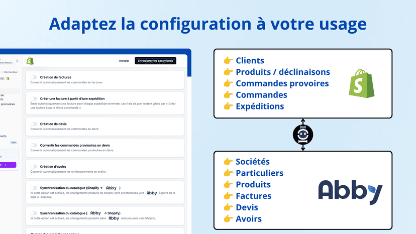 Personnaliser la configuration du connecteur