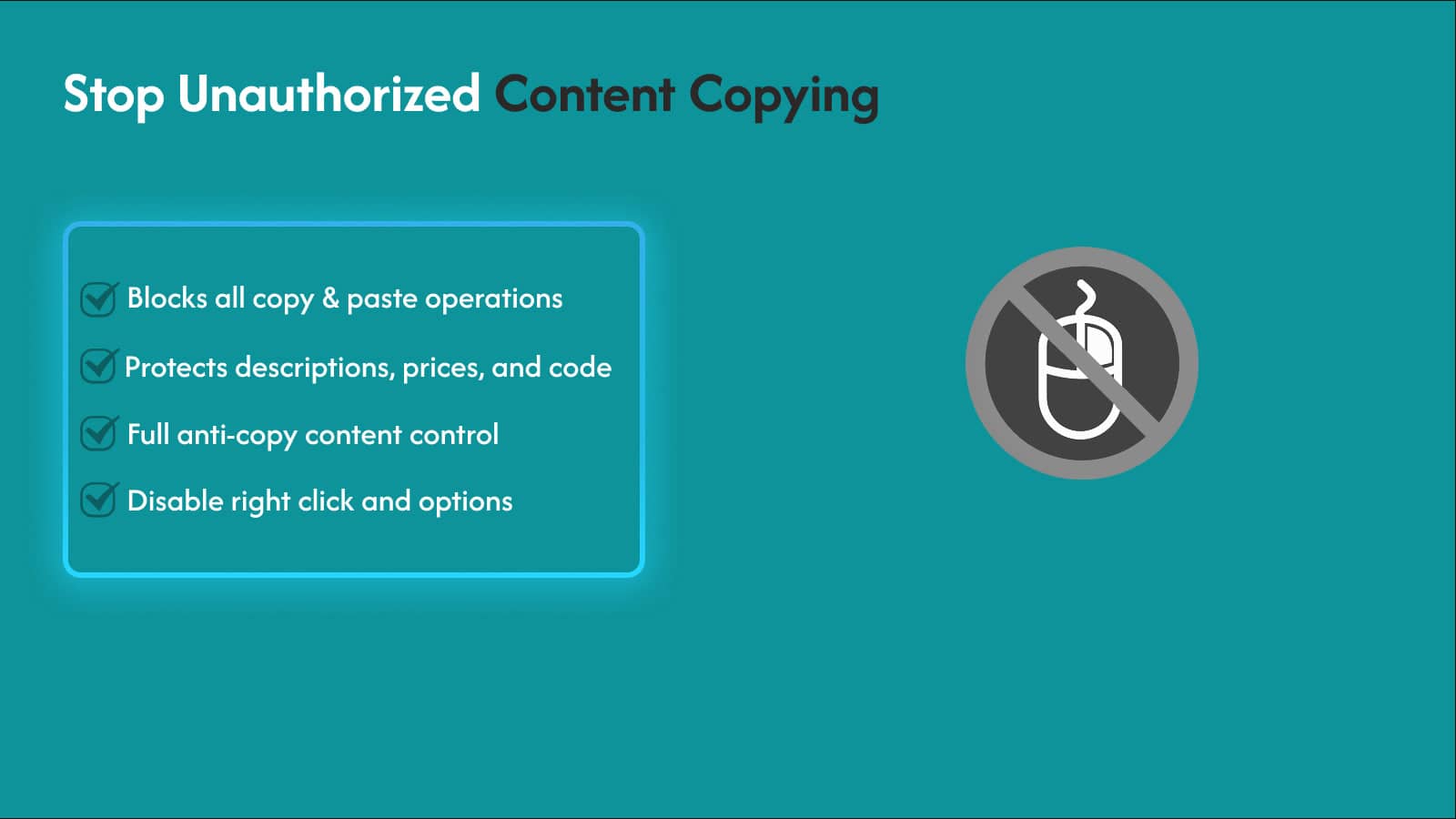 Image about right click disable