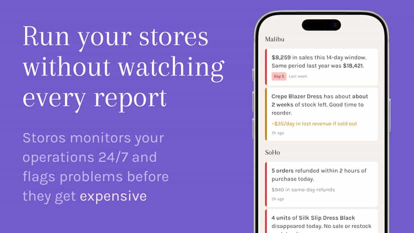 Run your stores without watching every report