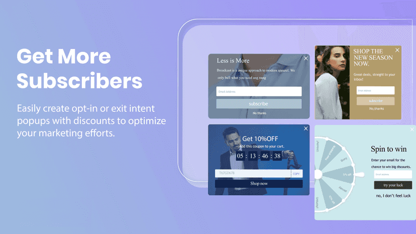 Subscriber forms