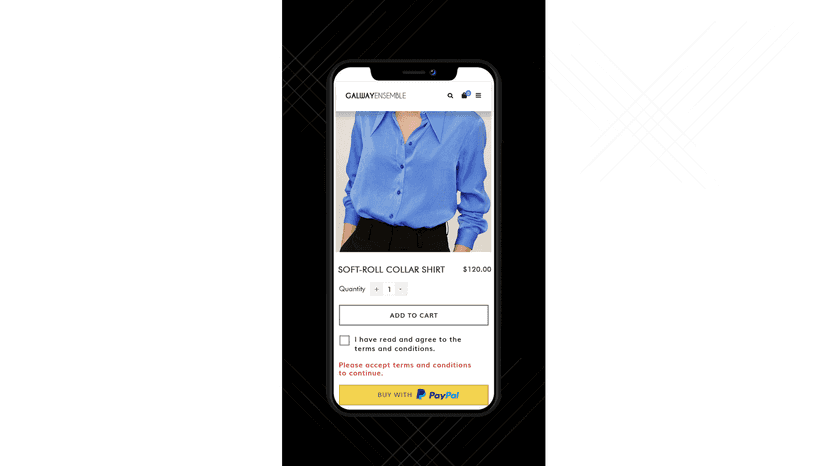 I agree to Terms and Condition checkbox
