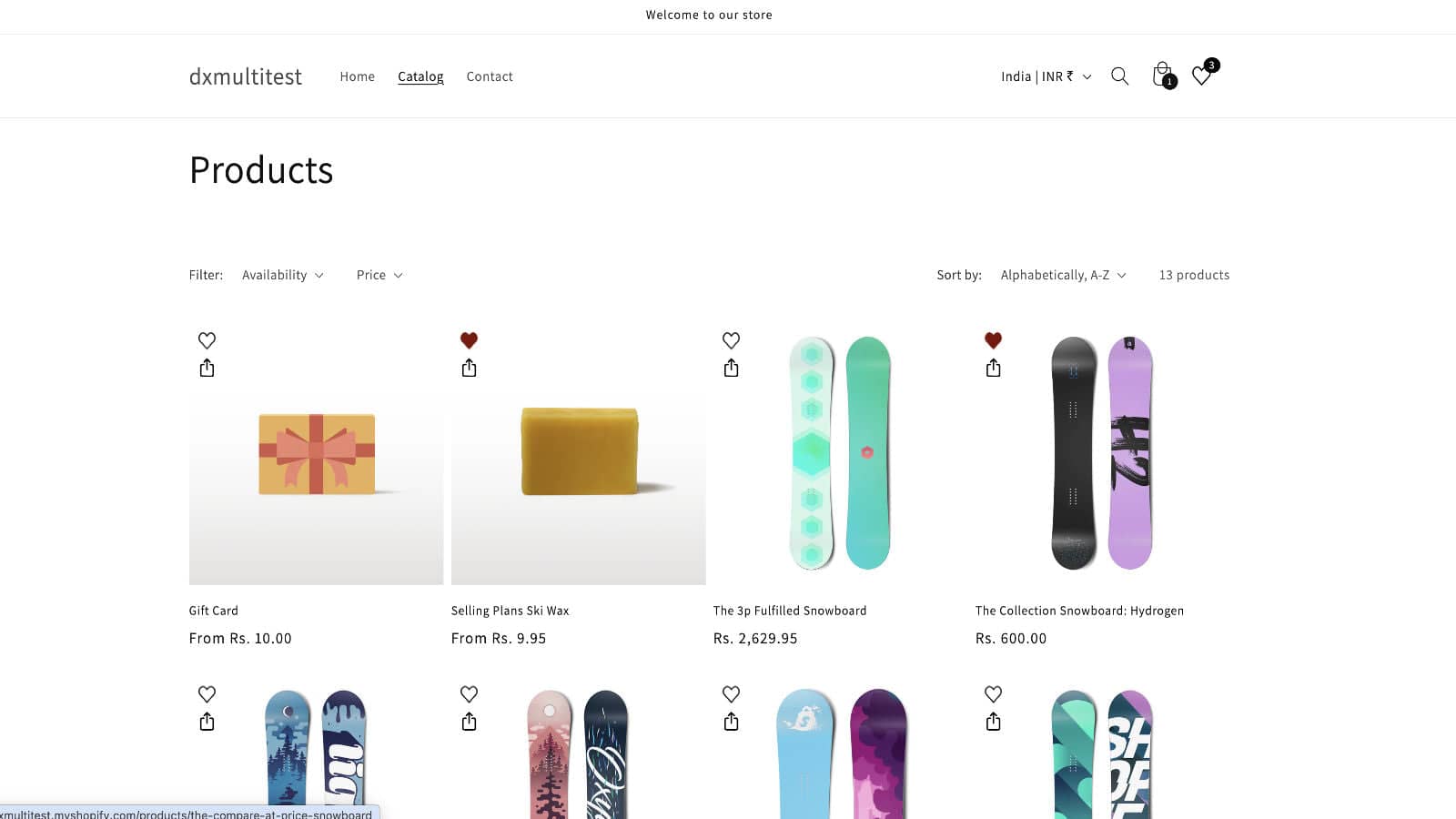 catalog page preview