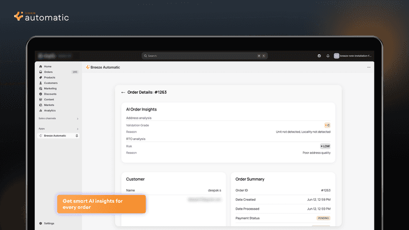 AI Insights for Every Order