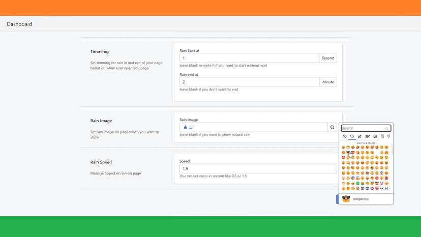 Admin Setting page 2