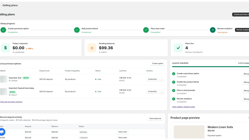 home page