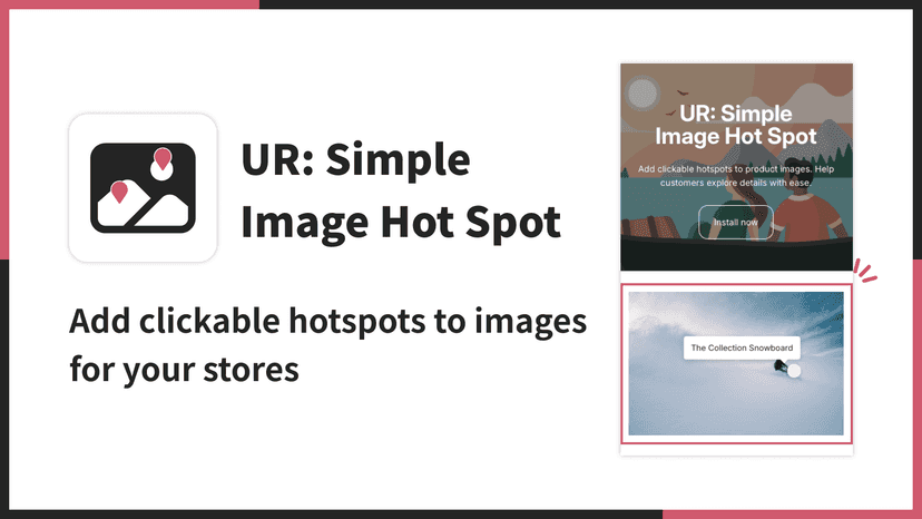 Add clickable hotspots to images for your stores!