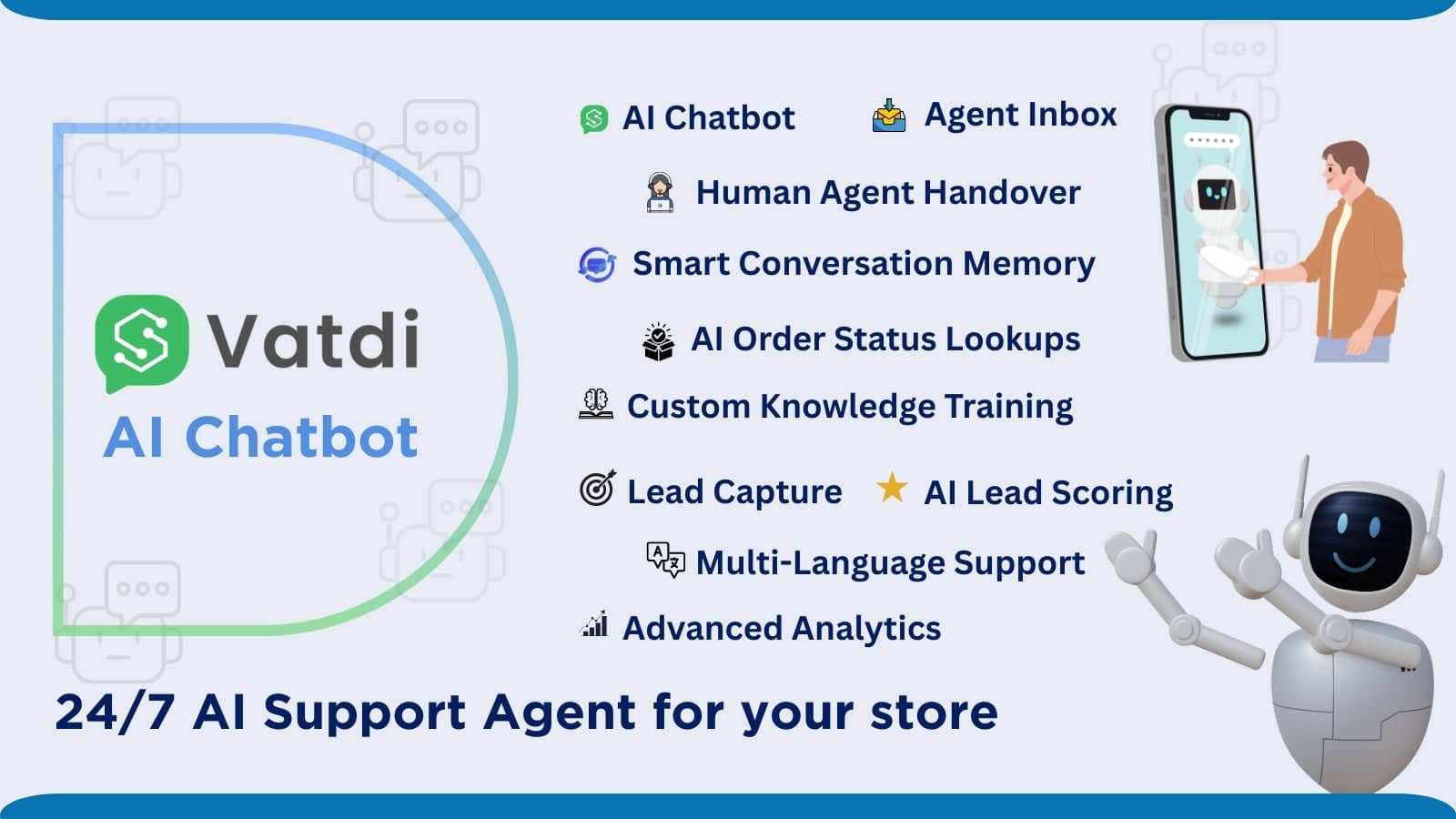 Vatdi | AI Chat Agent Support