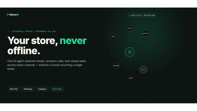 AI chatbot answering customer queries on a Shopify store