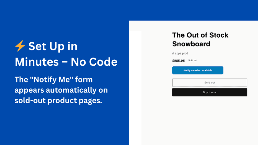 easy to setup - no code required