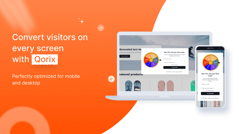 Smart Popups & Analytics from Qorix.