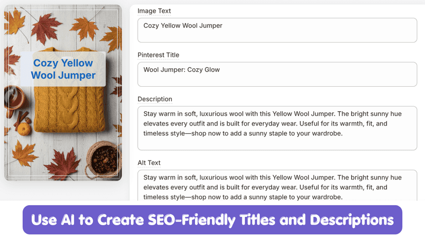 Use AI to Create SEO-Friendly Titles and Descriptions