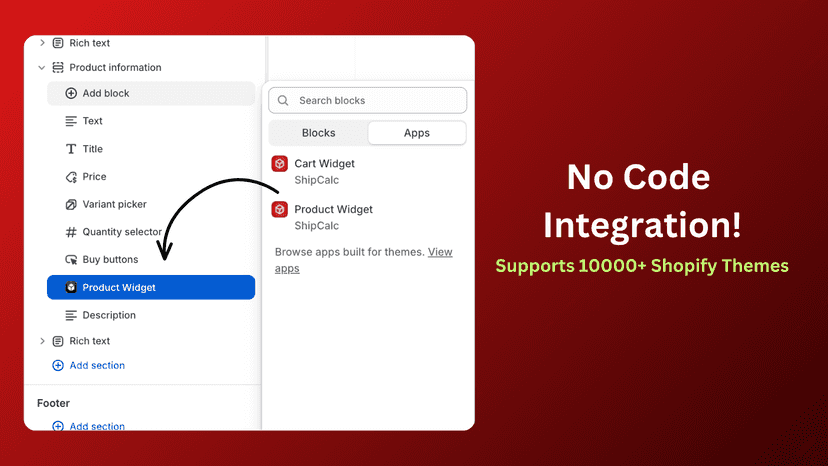 No Code Integration