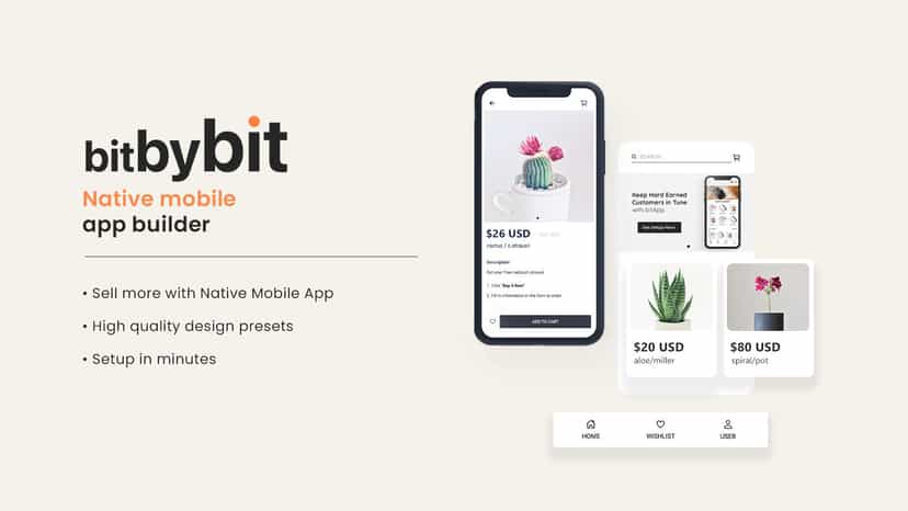 Native Mobile Application Builder Maker ios android bitapp