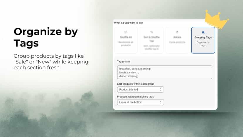 Organize by Tags