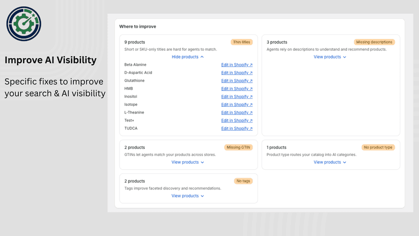 Increase search and AI visibility