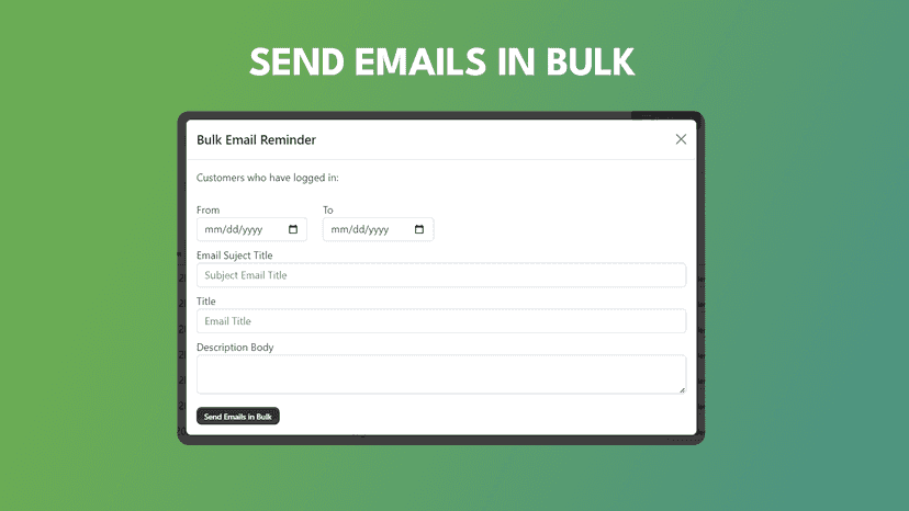 See Customer Last Login Date
