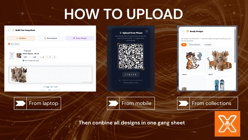How to upload