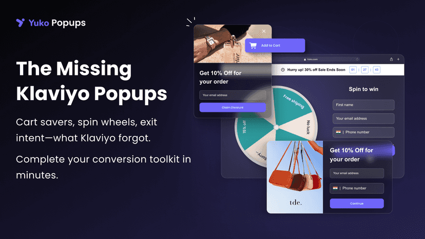 Missing Klaviyo Popups